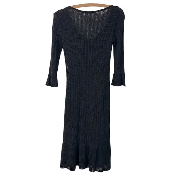 Moschino Cheap and Chic Black Knit Dress 4 - Picture 2 of 5